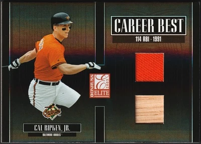 Bate Jersey Cal Ripken Jr. 2005 Donruss Elite Carrera Mejor Combos/25 #CB-8 🔥 Foto 1 de 2