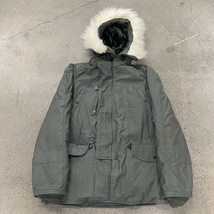 Parka militar vintage de Estados Unidos para hombre grande verde N-3B clima frío extremo años 2000 nueva con etiquetas - Imagen 1 de 6