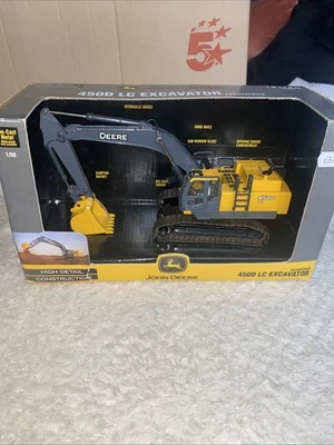 RARE ERTL Britains John Deere 1/50 -450D LC Excavator Excavatrice Mint - Image 1 of 4