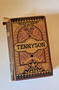 TENNYSON Antique Routledge Old Handwriting Detached Cover See Pics Read Below - Picture 1 of 6