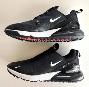 Nike Mens Air Max 270G Spikeless Black White Golf Shoes Size 9 CK6483-001 - Picture 1 of 8