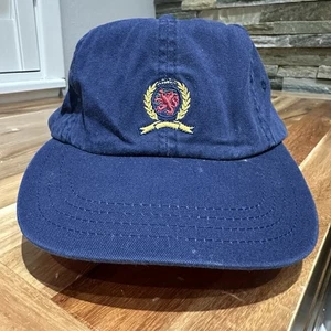 Tommy Hilfiger Crest Vintage Baseball Cap Navy Blue Snapback - Picture 1 of 7
