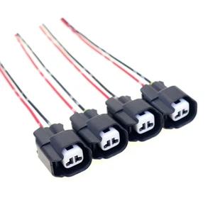 4PCS For Ford Motorcraft Fuel Injector Pigtail Wiring Harness 5U2Z-14S411-ZB - Bild 1 von 5