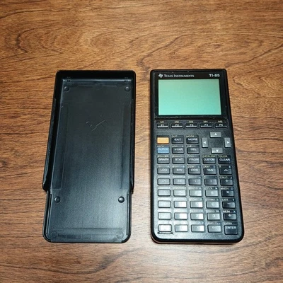 Texas Instruments TI-85 Graphing Calculator Black Programmable Scientific - Image 1 of 4