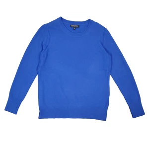 Suéter Banana Republic Italiano Mezcla Lana Merino Azul Náutico Preppy Exterior - Imagen 1 de 10