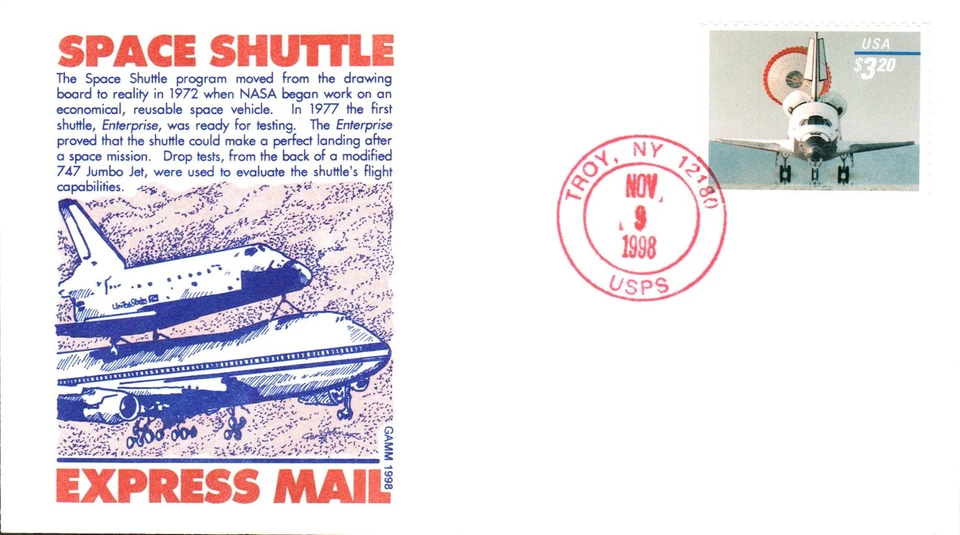 #3261 Space Shuttle Landing Gamm FDC (03019983261001) - Image 1 of 1