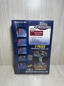 1997 topps chrome baseball card box sealed Ken Griffey Jr - Picture 1 of 9