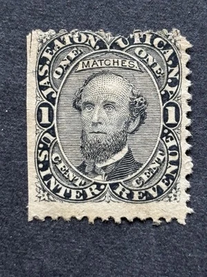 56629 Jas. Eaton Matches US Internal Revenue RO73c Private Die Proprietary SP* - Image 1 of 2