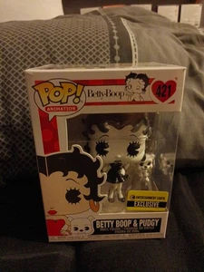 Funko Pop: Betty Boop & Pudgy #421 / Black & White Version / Exclusive - Rare - Bild 1 von 6