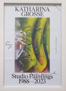 KATHARINA GROSSE - Handsigniert, seltenes & gerahmtes Offset STUDIO PAINTINGS - Bild 1 von 13