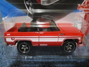 HOT WHEELS 2025 TARGET EXCLUSIVE RED EDITION, '75 CHEVY BLAZER CUSTOM. #12/12 - Picture 1 of 2