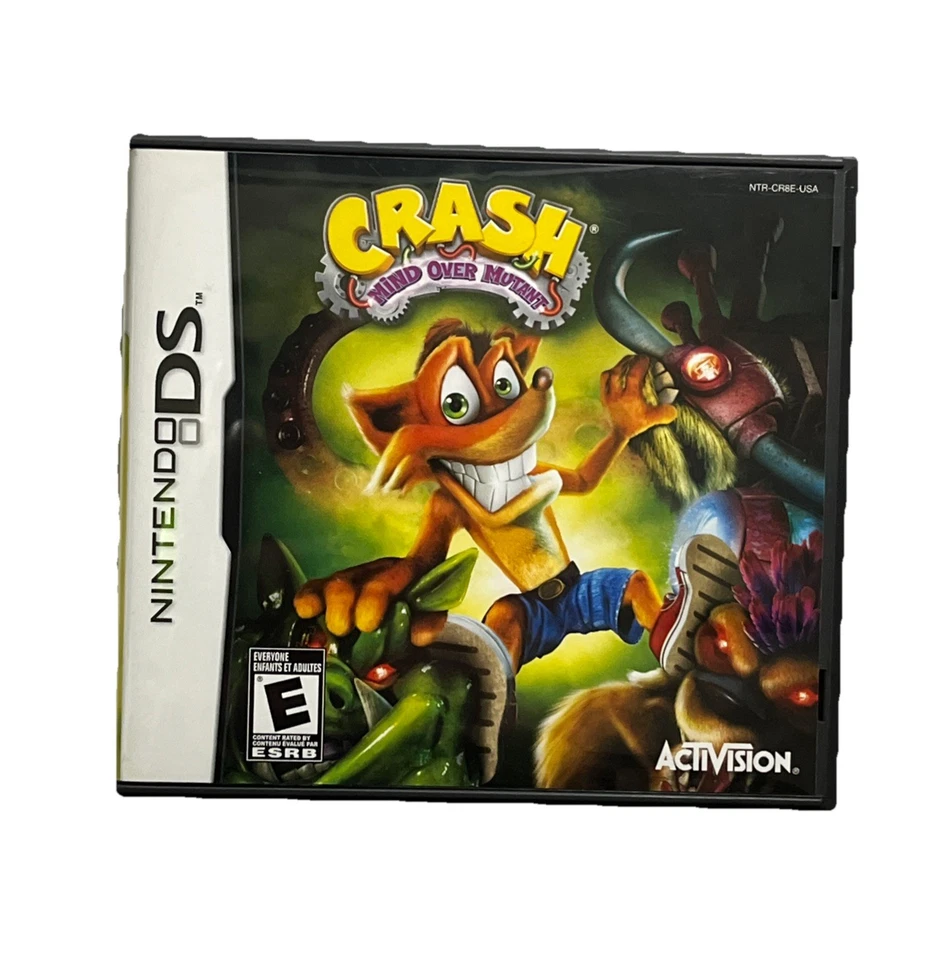 Crash-Mind Over Mutant (Nintendo DS, 2008) Includes Manual Tested & Working A1! - Image 1 of 4