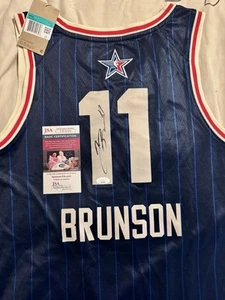 Jalen Brunson Signed 2024 All Star New York Knicks Jersey Autographed (JSA) COA - Picture 1 of 4