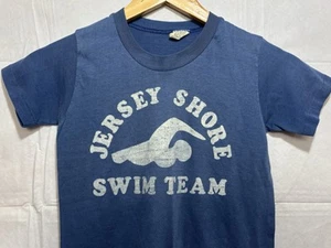 Vintage Jersey Shore NJ PA Shirt Single Stitch Blue Faded Worn Kid Child Boy 10 - Picture 1 of 18