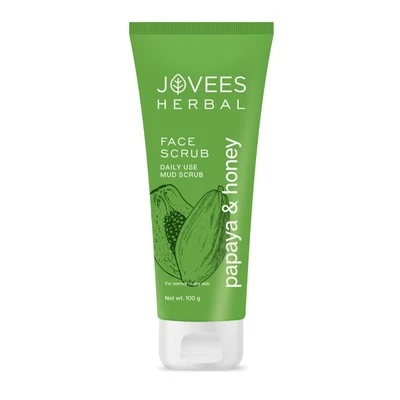 Jovees Herbal Papaya And Honey Face Scrub For Normal To Dry Skin 100g - Image 1 of 4
