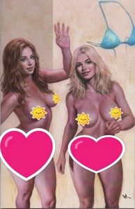 Duty Calls Girls Marco Turini Fire & Ice Limited to ONLY 50 FULL Virgin Cover NM - Picture 1 of 3