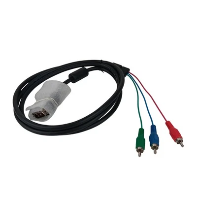 Component Video RCA to VGA Cable RGB YPbPr Male Connector Adapter HDTV DVD TV PC - Image 1 of 4