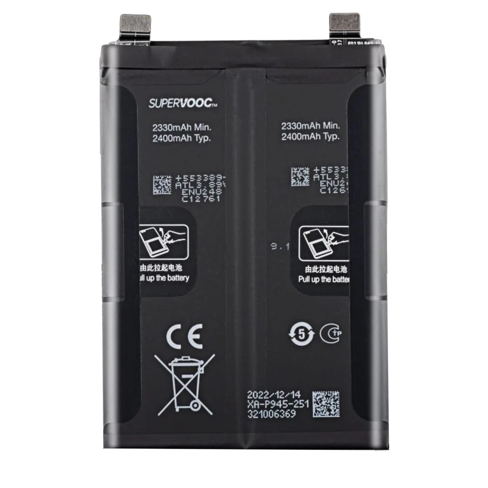 Oneplus Internal Battery for OnePlus 10T 4800mAh Original BLP945 - Image 1 of 4