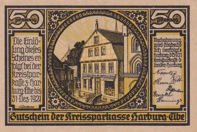 SA23d Germany 1921 50 Pfennig banknote. - Image 1 of 2
