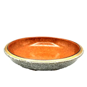 Vintage Royal Copenhagen Crackle Glaze Footed Bowl Thorkild Olsen 1960 8 1/4" - Picture 1 of 7