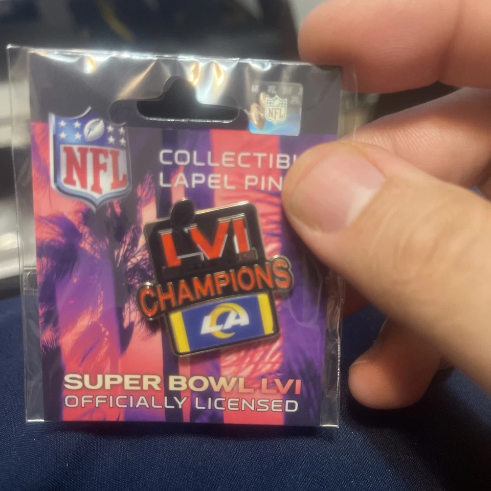 PIN LOS ANGELES RAMS SUPER BOWL LVI CHAMPIONS NFL DESCUENTO LIQUIDACIÓN DESCUENTO Foto 1 de 1