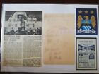 RARE! MANCHESTER CITY 1936-37 PRE-WAR LEAGUE CHAMPIONS HANDSIGNED (11) PHOTOCARD