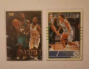 Memphis/Vancouver Grizzlies 2-Card Rookie Lot - Picture 1 of 1