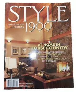 STYLE 1900 Arts Crafts Magazine Fall/Winter 2006-07 Horse Country Tiffany Hopi - Picture 1 of 18