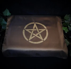 ALTAR CLOTH WITH PENTACLE DESIGN Wicca Pagan witchcraft - Picture 1 of 2