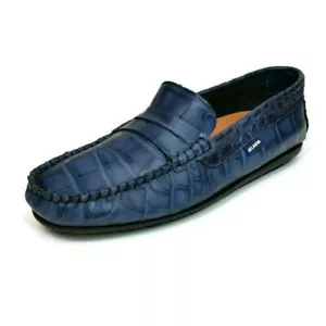 Mocassini Atlanta Mocassini Blu Coccodrillo Penny Walkers Donna Taglia US 5, EUR 35 - Foto 1 di 10