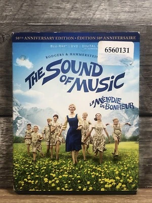 The Sound of Music 50th Anniversary Ed. (Blu-ray/DVD, 2015) w/Slipcover - Image 1 of 4