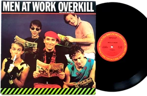Men At Work–Overkill Vinyl 12" 33 ⅓ RPM Single Promo Columbia USA – AS 1634 - Picture 1 of 2