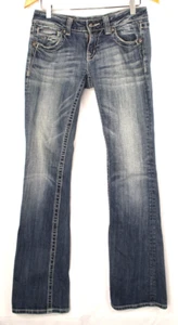 Miss Me Signature Boot Jeans Gr. 28 JP5327B Stickerei Applikation Taschen - Bild 1 von 9