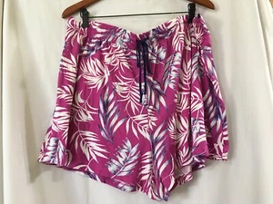 Joyspun Soft Short Livaeco Tropical Pull On Viscose Blend Women's Many sizes New - Picture 1 of 3