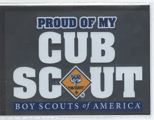 "Proud of My Cub Scout" Auto Decal, 5 1/4" x 3 7/8", Mint! - Picture 1 of 2
