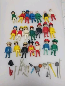 Lote De Playmobil 21 Figuras Herramientas Accesorios Clavija Pierna Pirata Klicky 1974 Geobra - Imagen 1 de 13