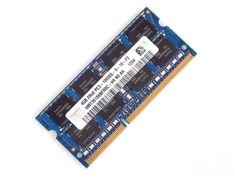 4 GB Hynix HMT351S6BFR8C-H9 DDR3-1333 MHz PC3-10600S SO-Dimm memoria CL9 1,5 V RAM - Immagine 1 di 1