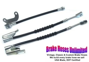 BRAKE HOSE SET Ford Custom & Custom 500, 1969 1970 - Front Disc - Picture 1 of 2