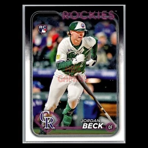 Jordan Beck RC 2024 Topps Update Colorado Rockies Rookie Card #US269 - Picture 1 of 2
