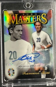 2023 Topps Finest Road to UEFA Euro 2024 Euro Masters Francesco Totti #EM-FT - Picture 1 of 2