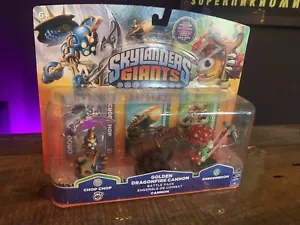 Skylanders Giants Confezione da 3 Chop Chop Dragonfire Cannone Shroomboom Nuovissimo, Raro! - Foto 1 di 6
