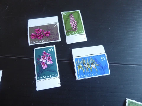 JAMAICA 1973 SG 375-378 ORCHIDS MNH Cover