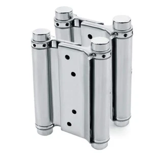 1 par de bisagras abatibles de puerta de acero inoxidable de 3 pulgadas - Picture 1 of 6