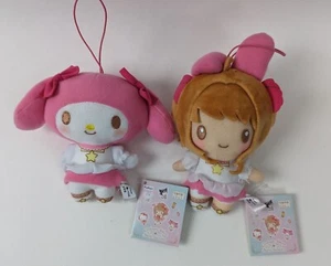 Card Captor Sakura x Sanrio My Melody Kinomoto Set di 2 portachiavi peluche anime - Foto 1 di 2