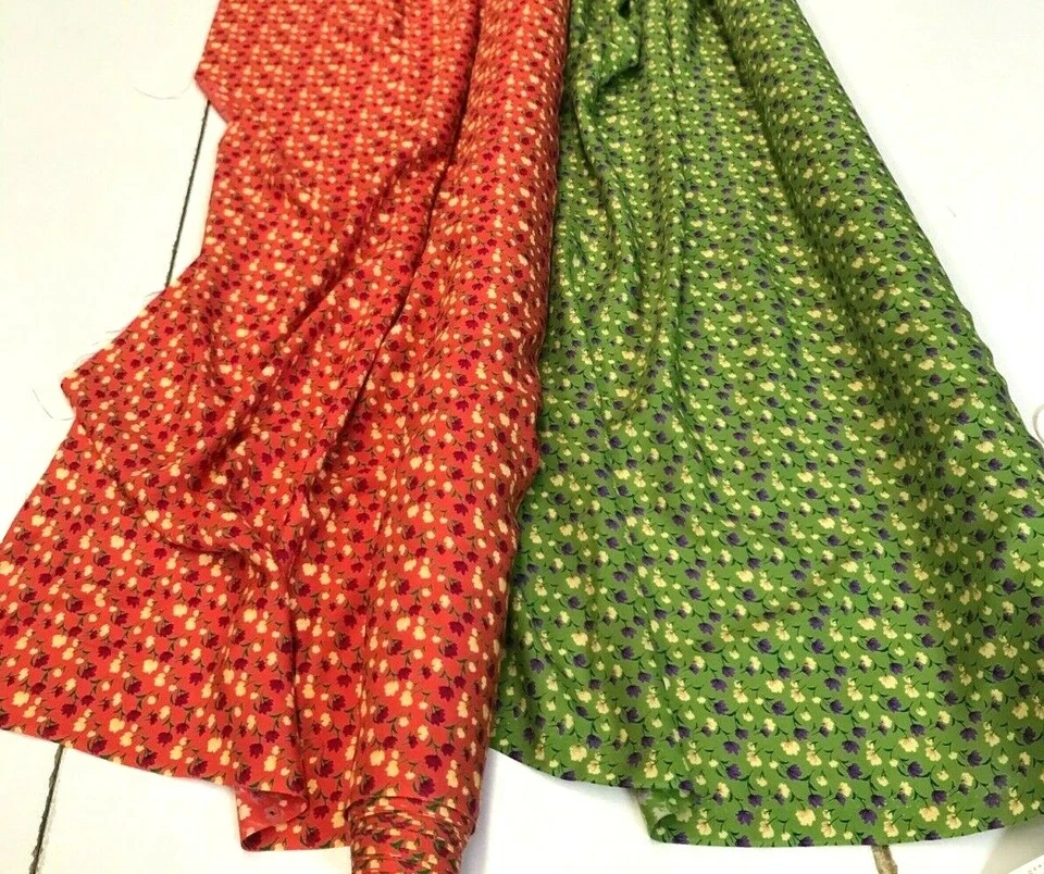 FLORAL PRINTS RAYON FABRIC : 145CM WIDE : PRICE PER 1/2 M : #RDF-101 - image 1 of 1