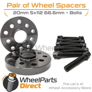 Distanzstücke (2) & Schrauben 20mm für Mercedes M-Klasse ML [W166] 11-16 auf Original Rädern - Bild 1 von 1