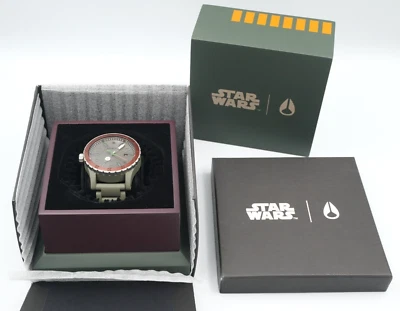 RARO Reloj Automático Nixon Diplomatic Star Wars Boba Fett Verde A429SW 2248-00 Foto 1 de 4