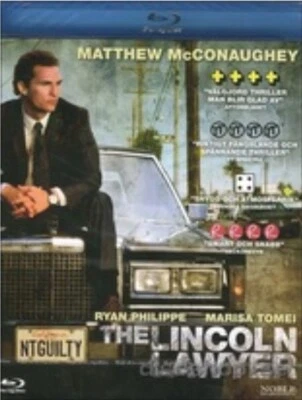 THE LINCOLN LAWYER BLU-RAY NEW SEALED SWEDISH IMPORT WITH ENGLISH LANGUAGE #PB - Image 1 of 2