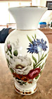 WB Bavaria Floral Collectors Bud Vase w Gold Trim Germany