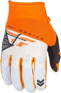 NEW Fly Racing 371-91803 F-16 Gloves - Orange/White - YOUTH XS - MOTORCYCLE - Picture 1 of 3